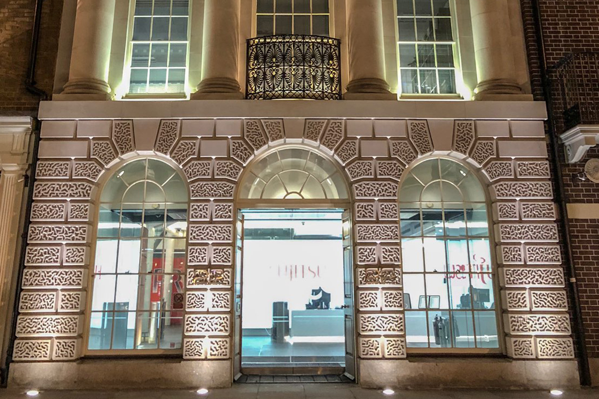 Architectural In-Ground LED Facade Lighting