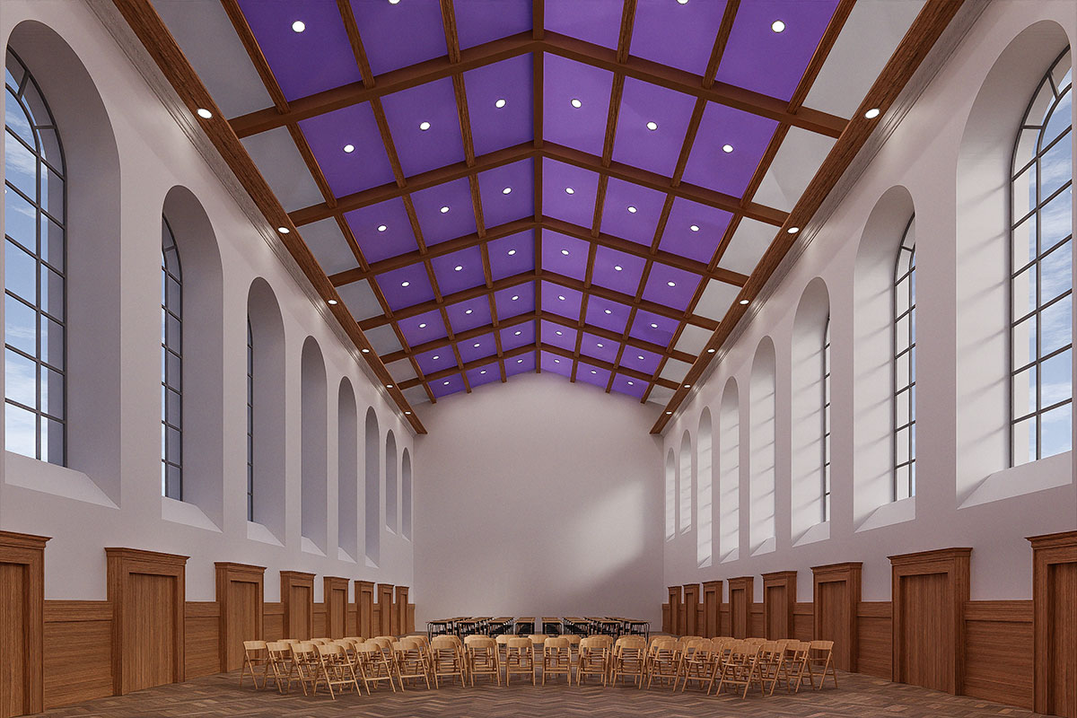 School Hall LED Lighting Design