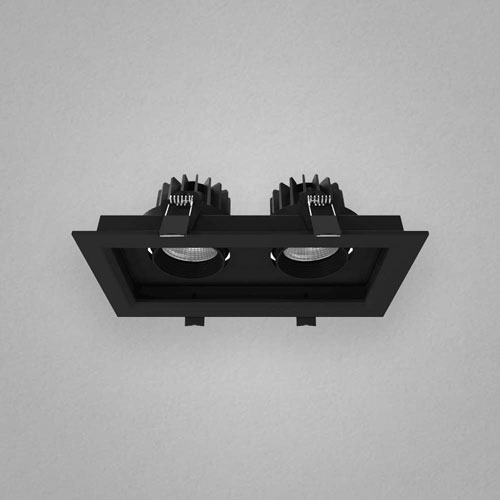 Ceiling Recessed LED Twin Downlight